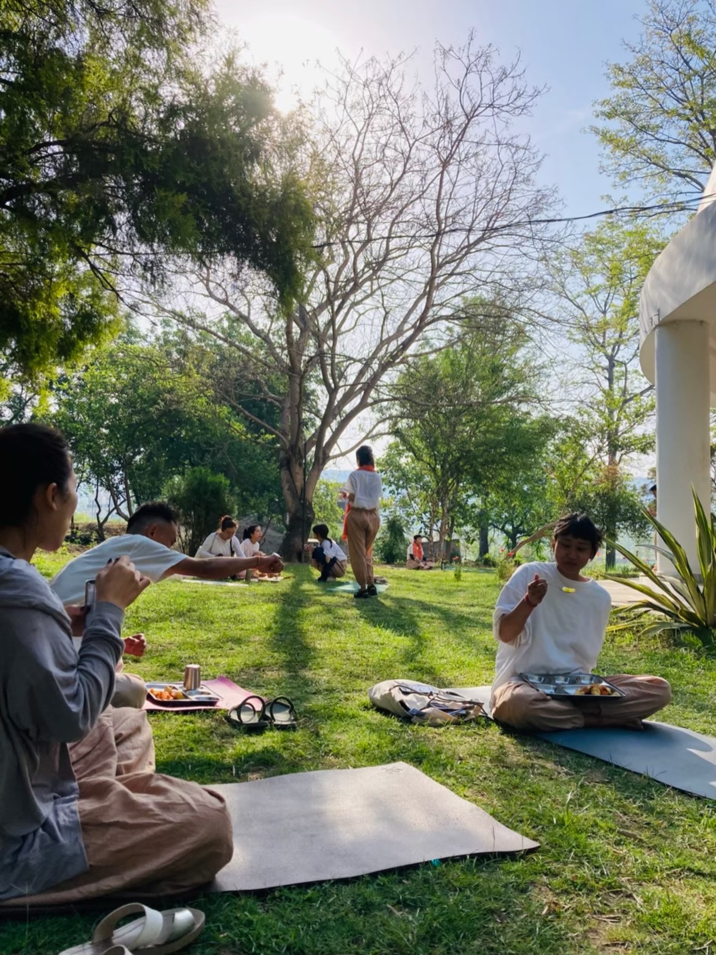 Ashram grounds